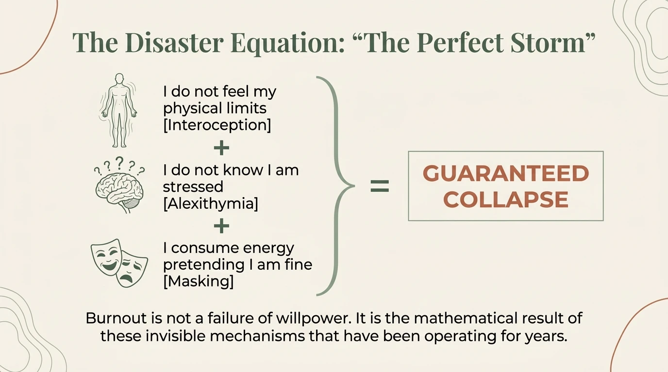 The Equation of Disaster — the perfect storm of neurodivergent burnout