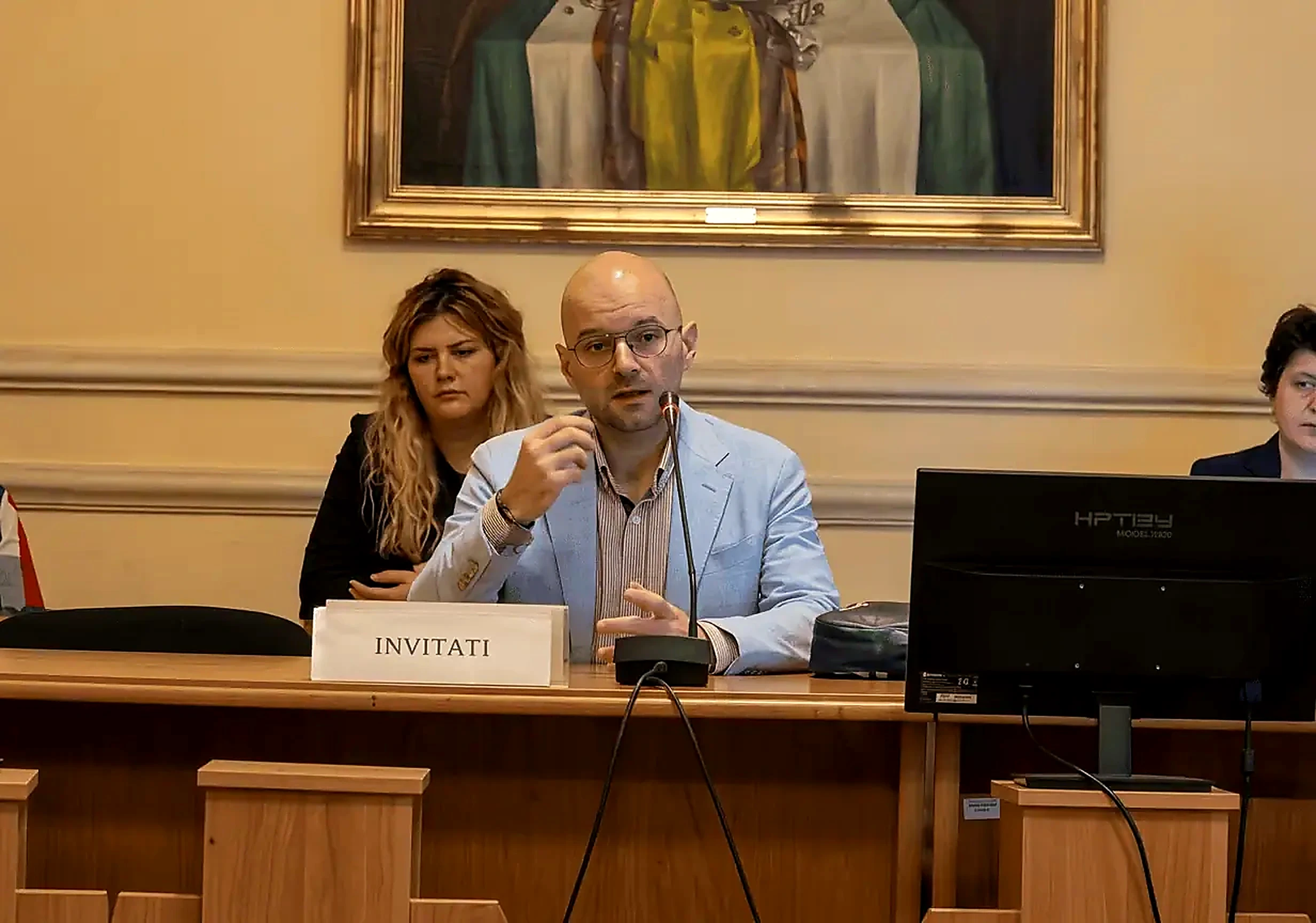 Health Commission session, Romanian Parliament, 2023 — medical cannabis presentation
