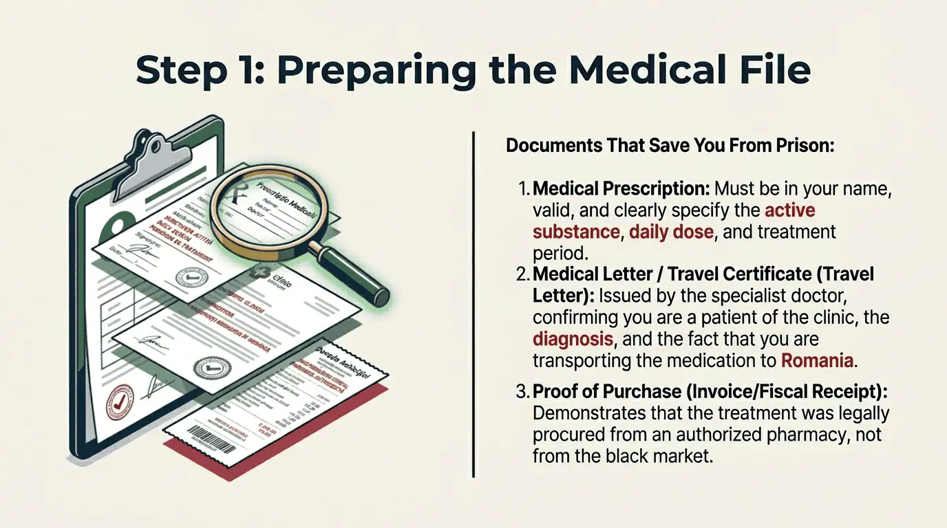 Step 1: Preparing the medical dossier