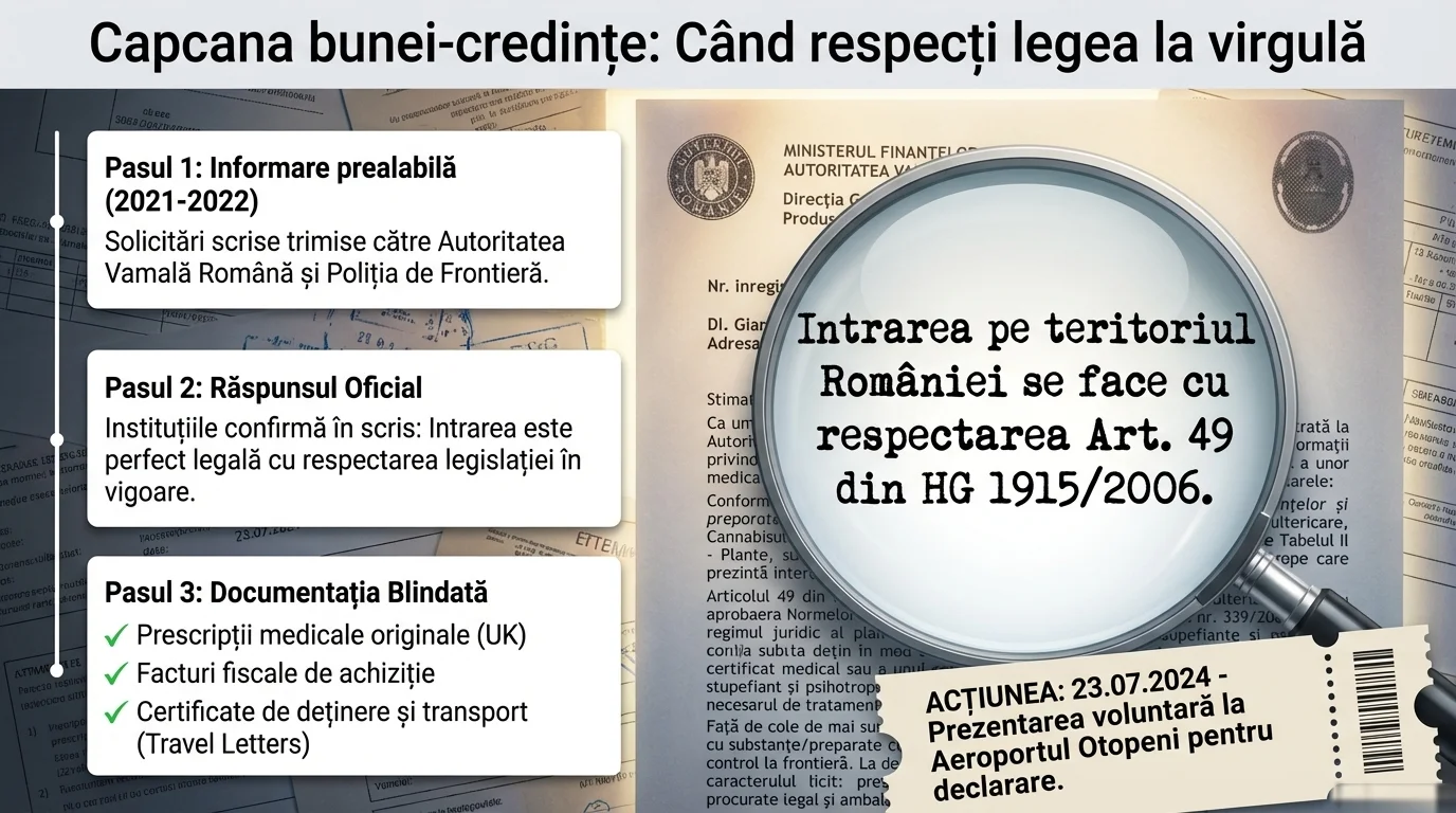 Intrarea în țară: momentul deciziei — a te legitima sau a te ascunde
