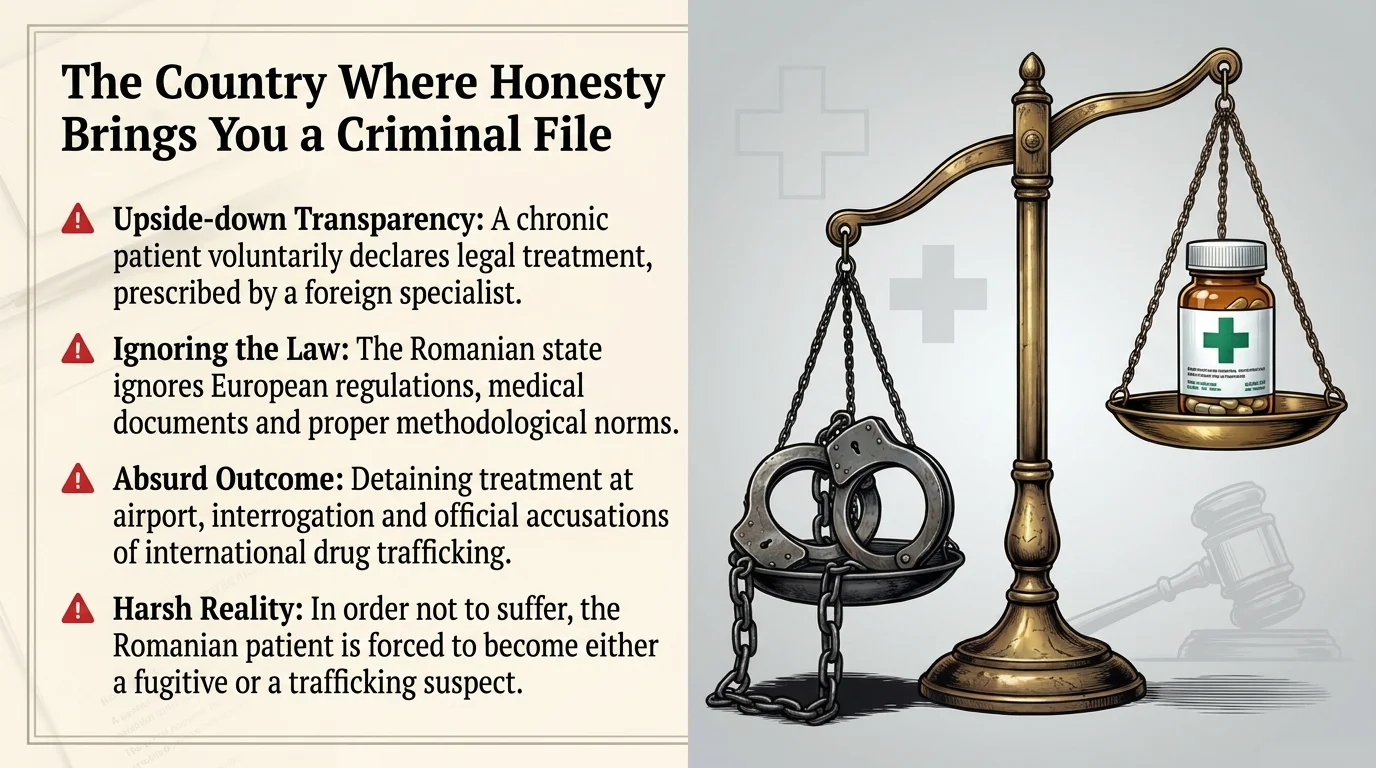 The real cost: comparative infographic Romania vs UK for treatment access