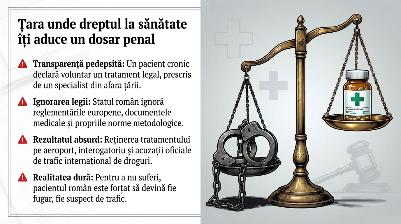 Costurile reale: infografic comparativ România vs UK pentru accesul la tratament