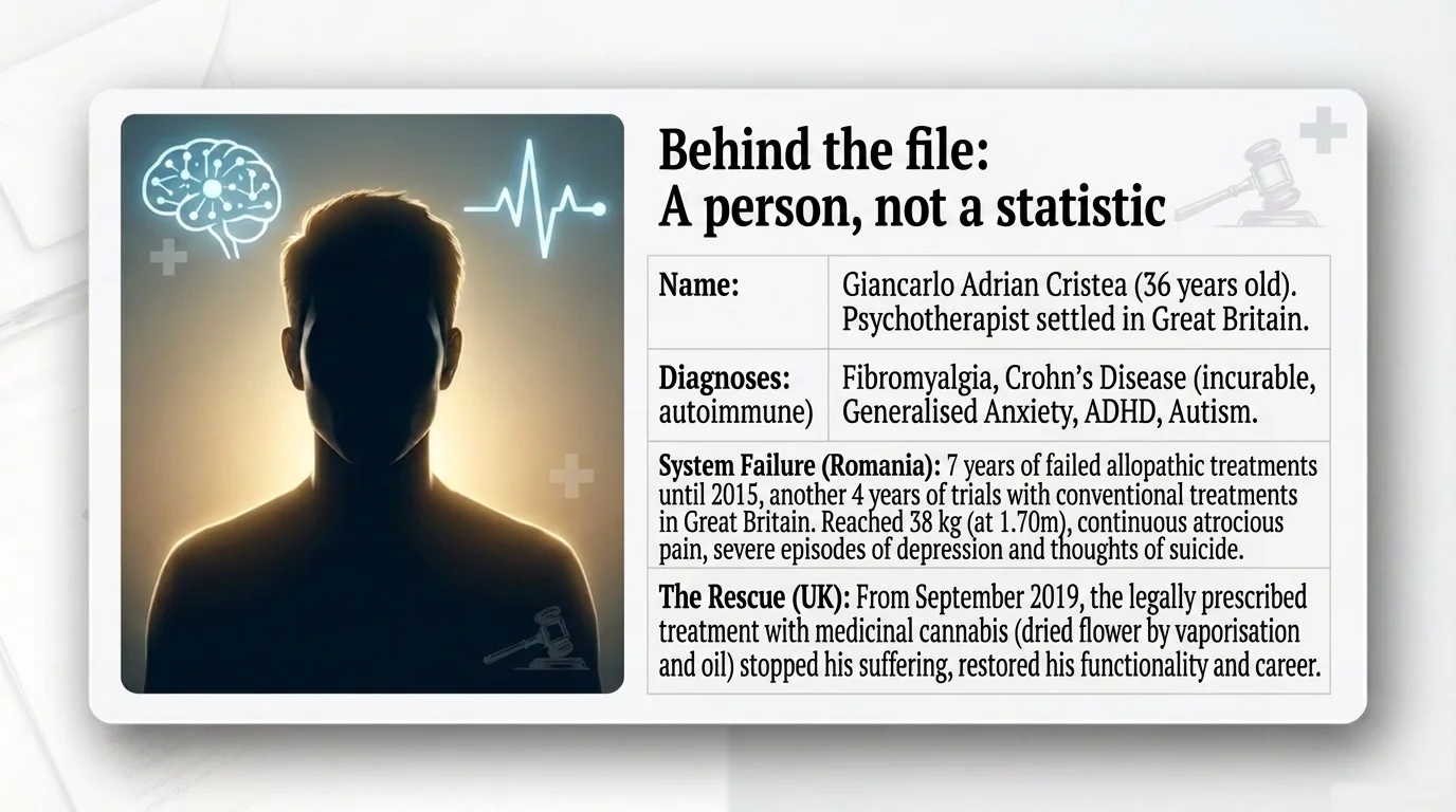 Behind the dossier: a man, not a statistic — Giancarlo Cristea profile