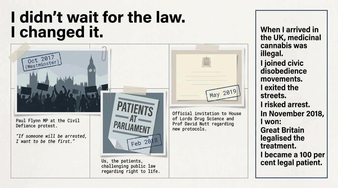 We did not wait for the law. We changed it — UK activism 2017-2019