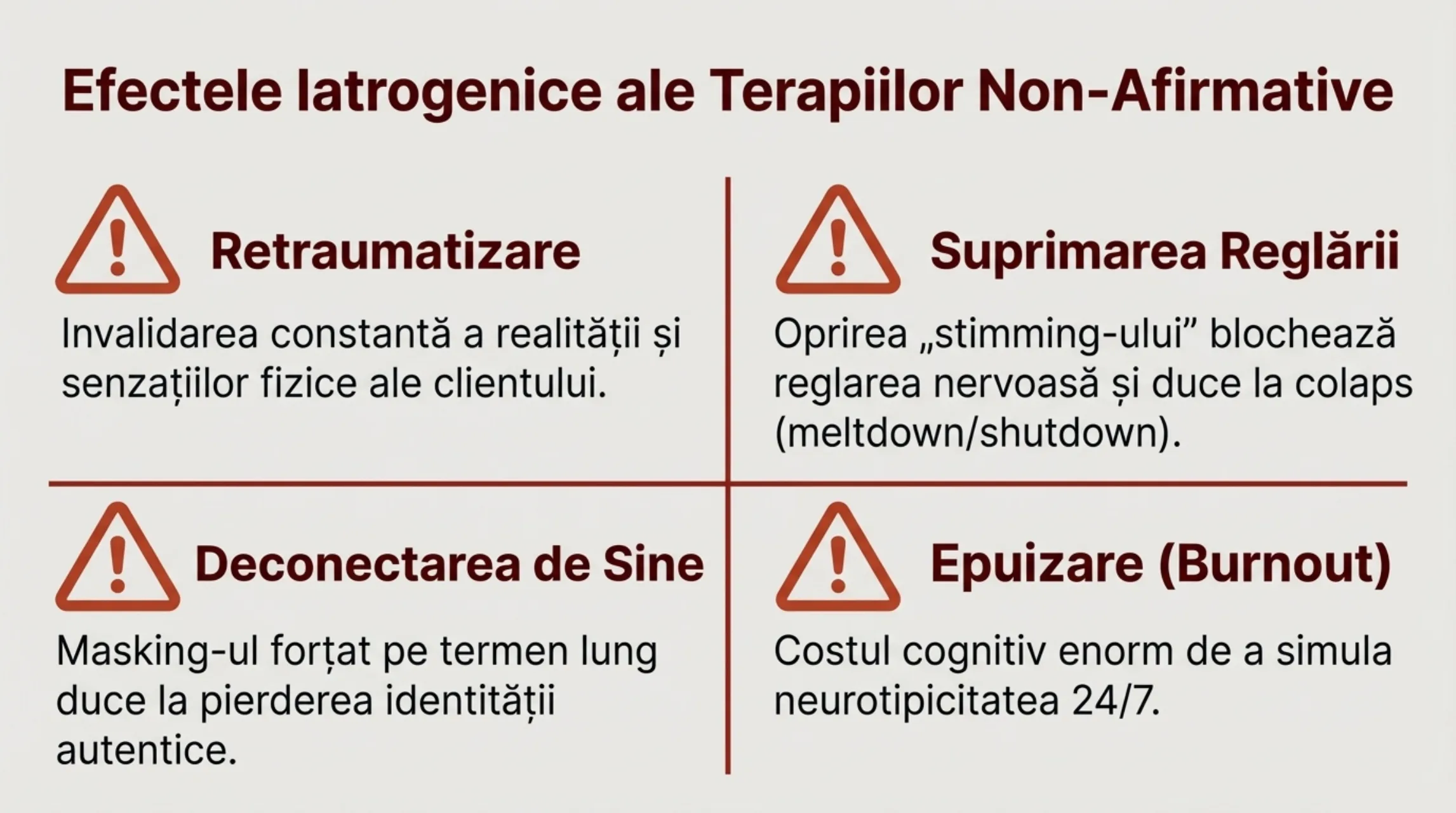 Efectele iatrogenice ale terapiilor non-afirmative