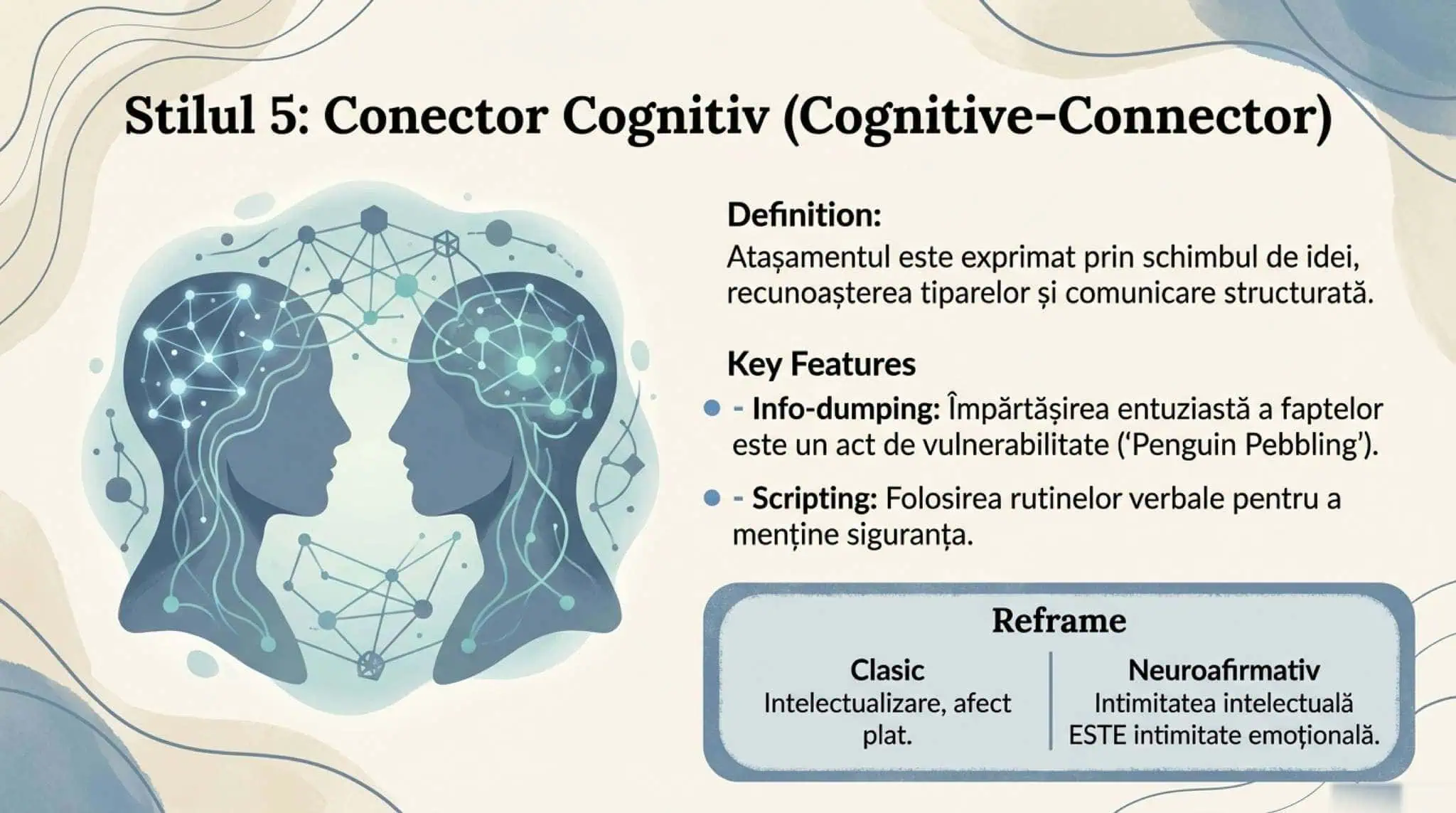 Stilul 5: Conector Cognitiv